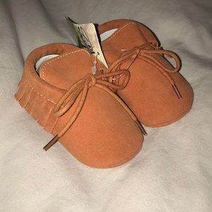 Baby Shoes Dusty Orange
